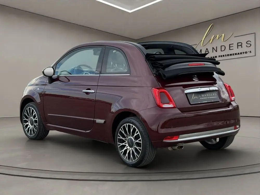 Fiat 500C 1.2 Star 2019 BORDEAUX uit 2019, foto 8