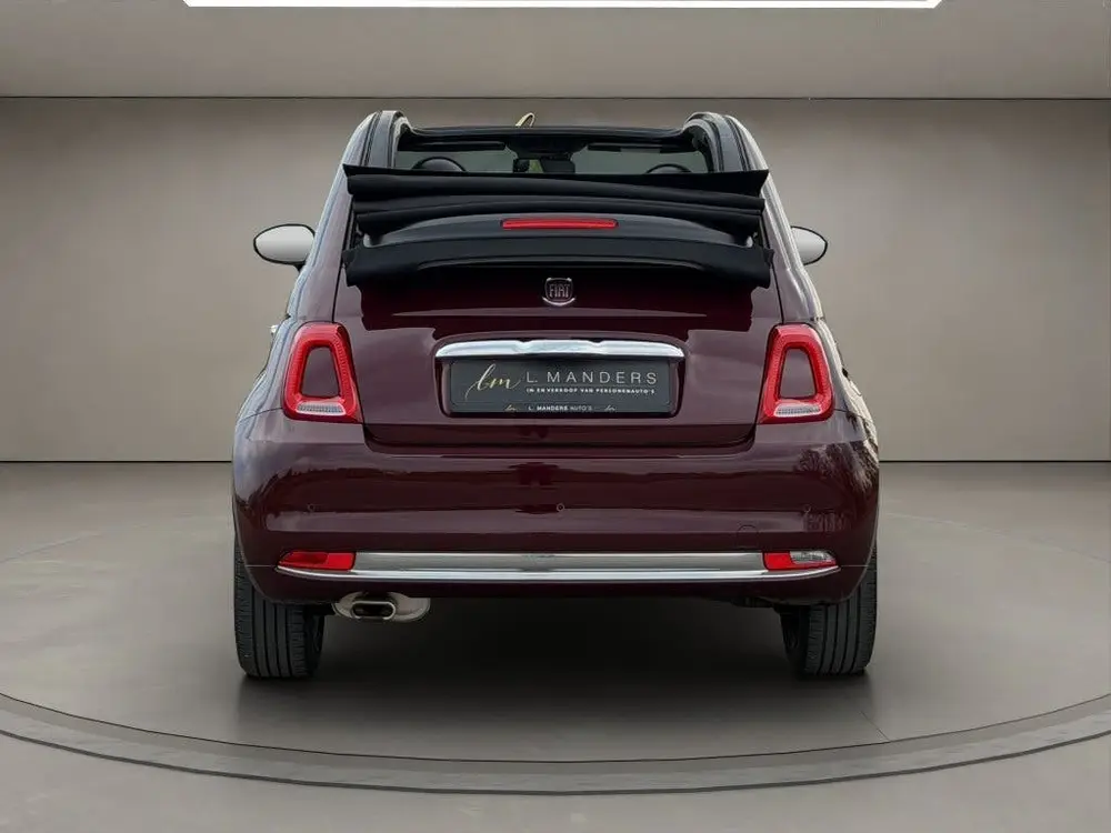 Fiat 500C 1.2 Star 2019 BORDEAUX uit 2019, foto 9