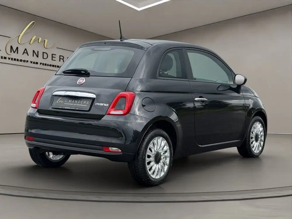 Fiat 500 1.0 Hybrid Club 2023 ZWART uit 2023, foto 11