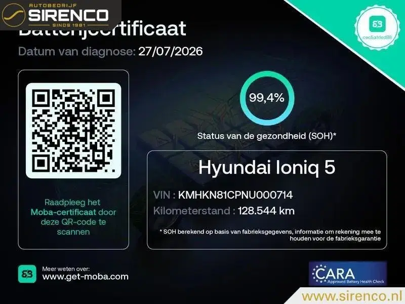 Hyundai IONIQ 5 Connect + AWD 73kWh uit 2021, foto 19
