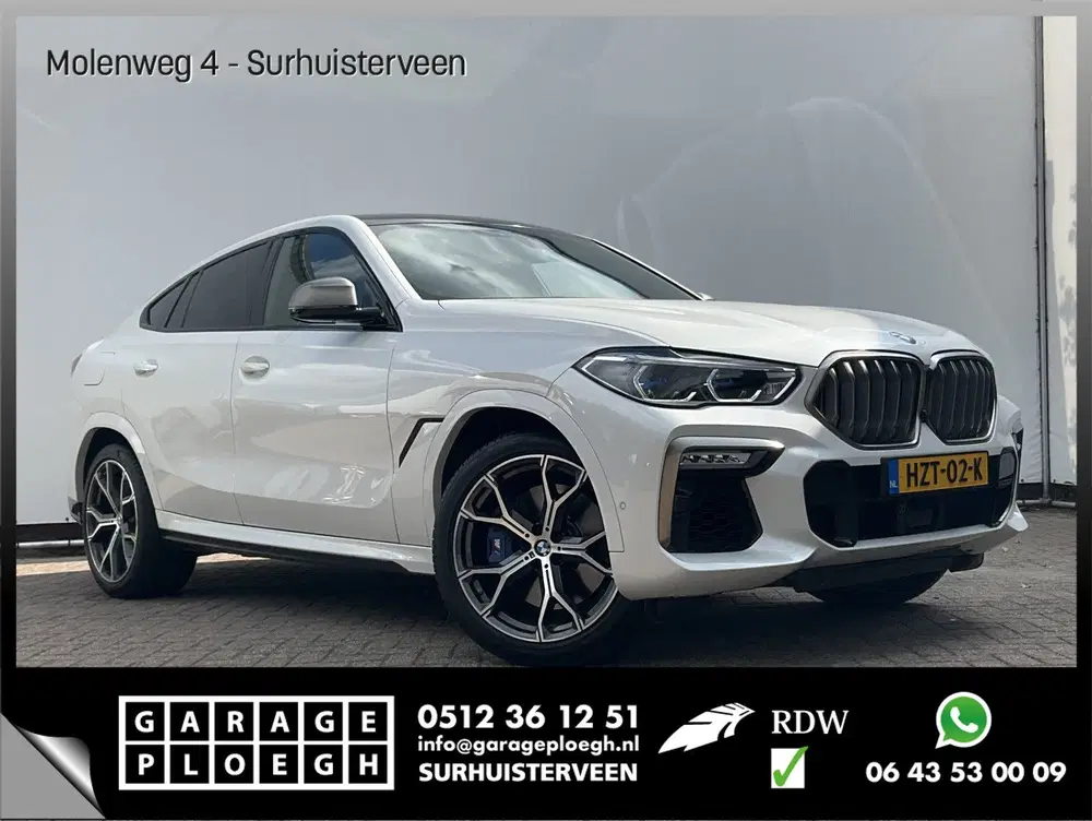 BMW X6 M50D High Executive M-Sport HUD Trekhaak H uit 2020