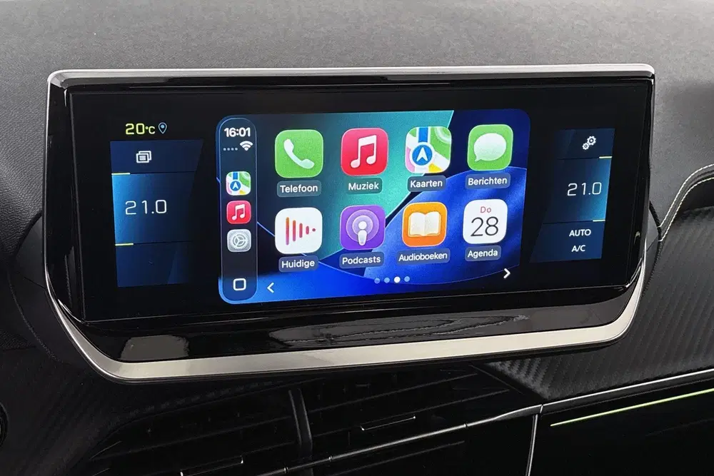 Peugeot 2008 EV GT 50 kWh Achteruitrijcamera Apple Carp uit 2023, foto 17