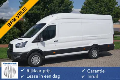 Ford Transit 350L 130PK L4H3 BPM VRIJ 12" Sync4 Navi uit 2024