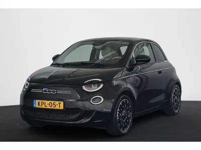 Fiat 500e La Prima 42 kWh Pano Leder Stoelverwarming uit 2024