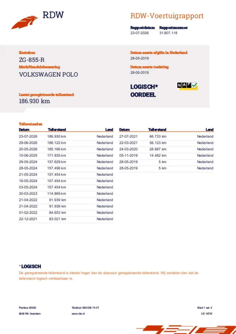 Volkswagen Polo | 2019 | 1.6 TDI Comfortline Business |EURO uit 2019, foto 20