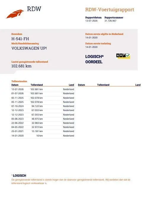 Volkswagen Up! 1.0 BMT move up! | Airco | Bluetooth | NL | 2 uit 2020, foto 9