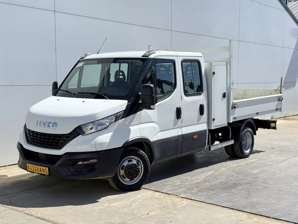 Iveco Daily 35C14 2.3 Kipper Dubbele Cabine Dubbelluch uit 2021, foto 2