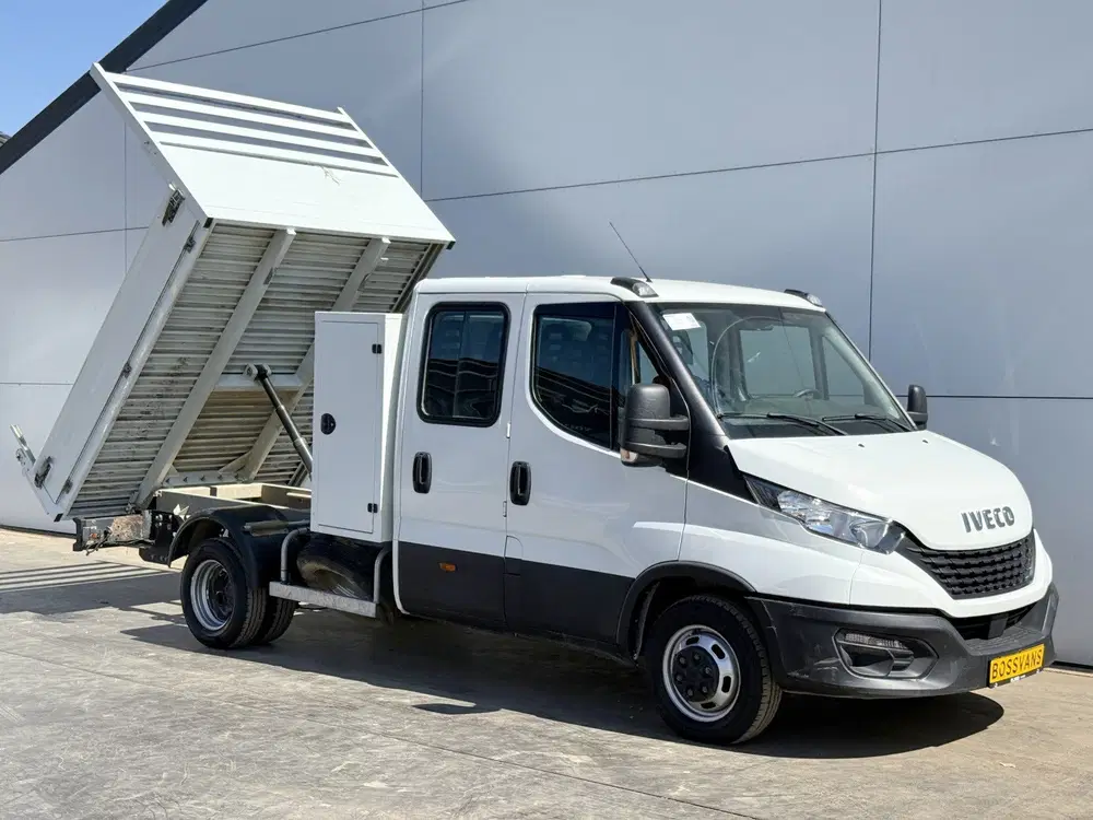Iveco Daily 35C14 2.3 Kipper Dubbele Cabine Dubbelluch uit 2021, foto 6