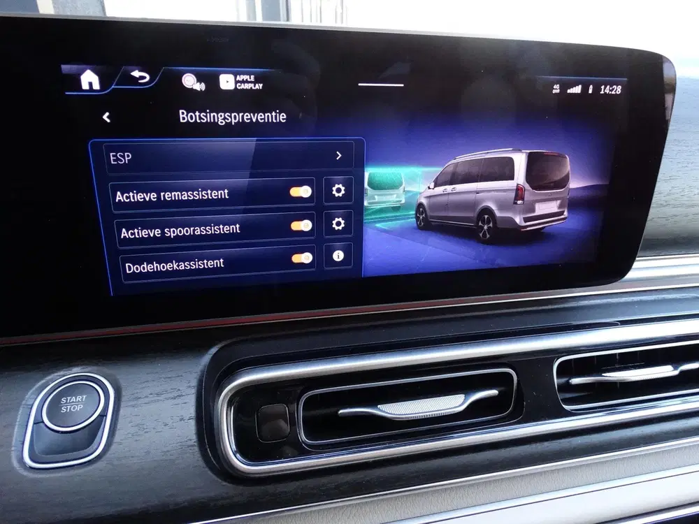 Mercedes-Benz EQV 300 L2 90kWh uit 2024, foto 9