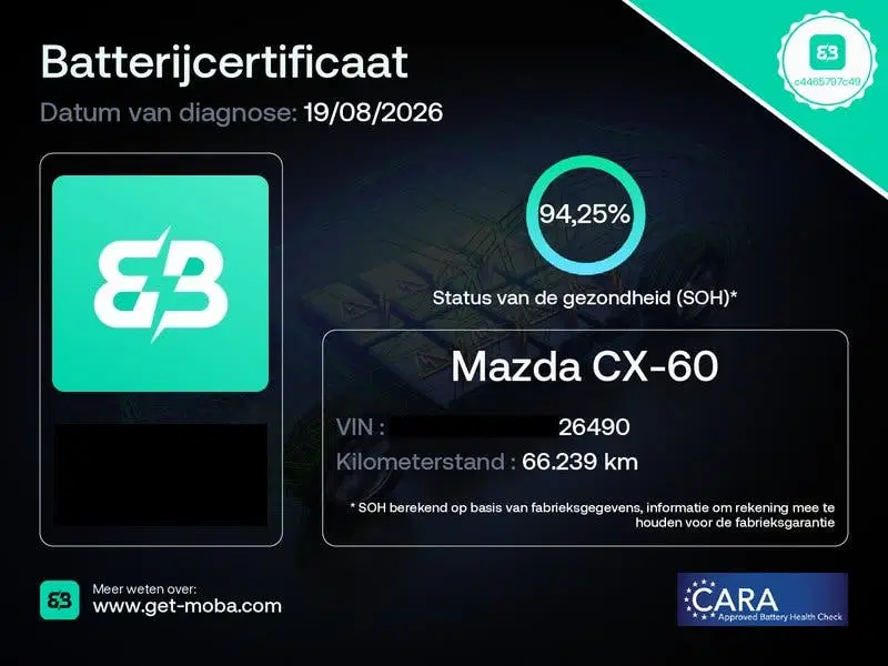 Mazda CX-60 2.5 e-SkyActiv PHEV Homura uit 2023, foto 6
