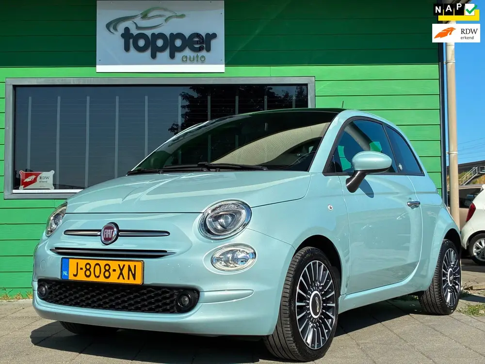 Fiat 500 1.0 Hybrid Mint Breeze|2e Eigenaar|Panoramadak|Navi uit 2020