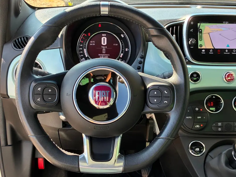 Fiat 500 1.0 Hybrid Mint Breeze|2e Eigenaar|Panoramadak|Navi uit 2020, foto 2