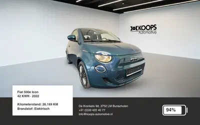 Fiat 500e SOH 94% uit 2022