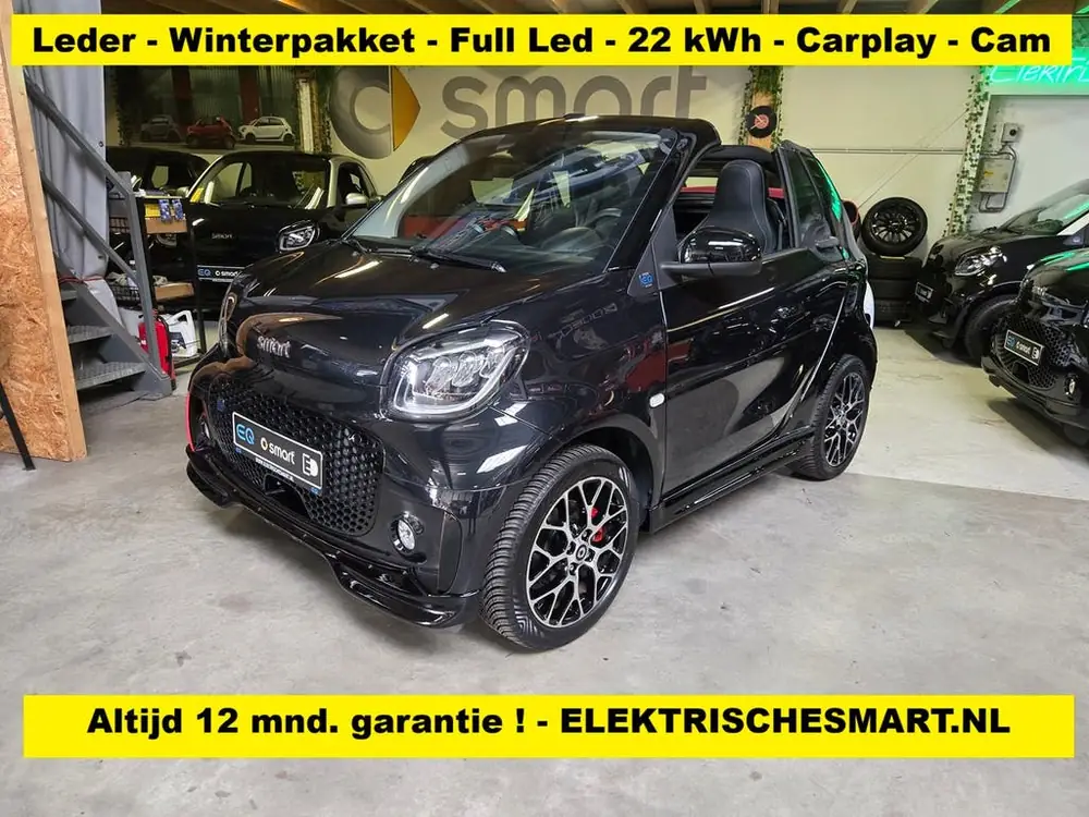 Smart ForTwo cabrio EQ Comfort PLUS - Leder - Winterpakket uit 2021