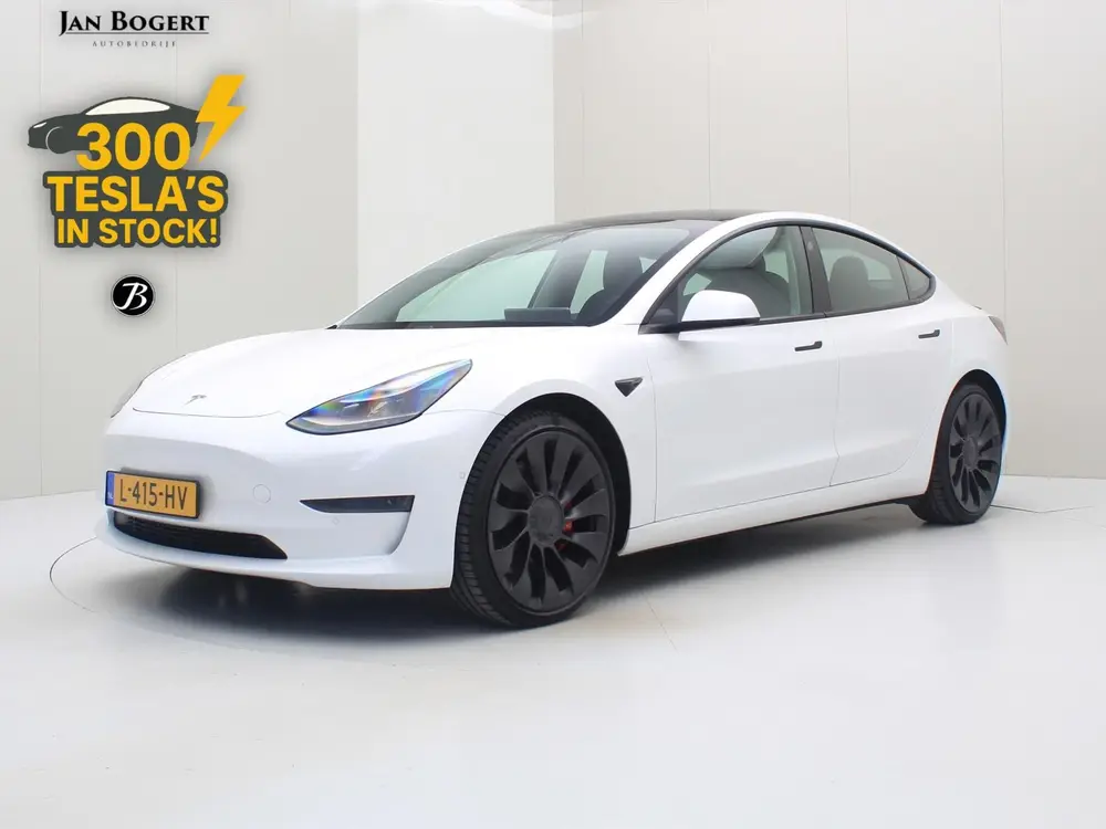 Tesla Model 3 Performance AWD 486pk 75 kWh 87.7% SoH FAC uit 2021