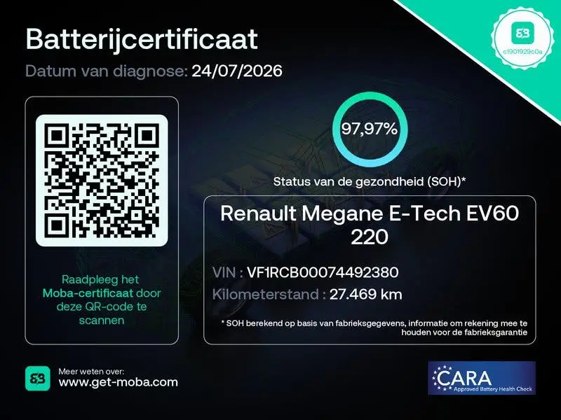 Renault Megane Mégane E-Tech EV60 220pk COMFORT (LONG) RA uit 2025, foto 7
