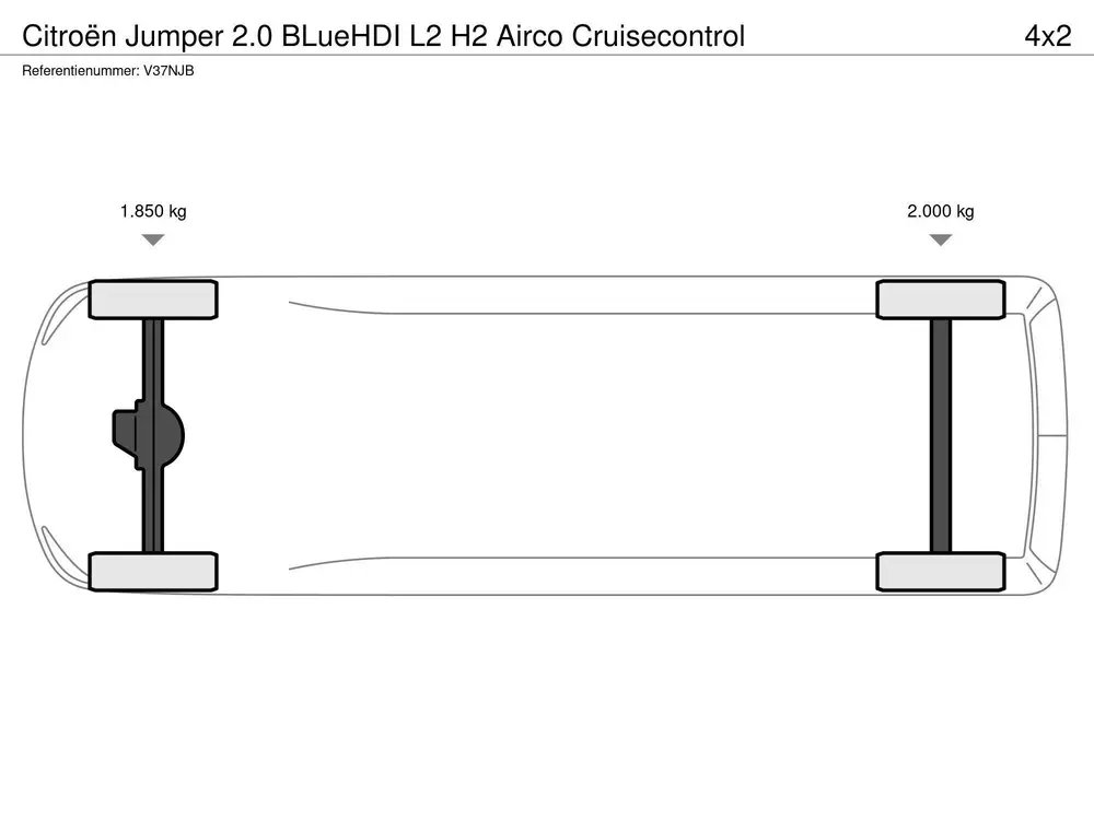 Citroën Jumper 2.0 BLueHDI L2 H2 Airco Cruisecontrol uit 2019, foto 14