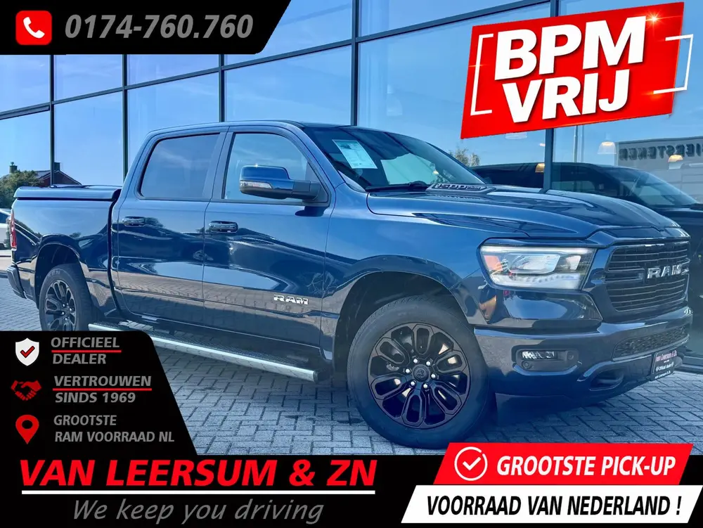 Dodge Ram 1500 5.7 V8 Laramie Sport | LPG | 45.258 km | Beds uit 2024