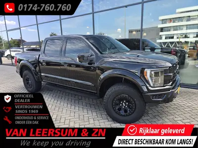 Ford F150 USA F-150 SuperCrew Raptor | Pano | B&O | 360 camera uit 2023