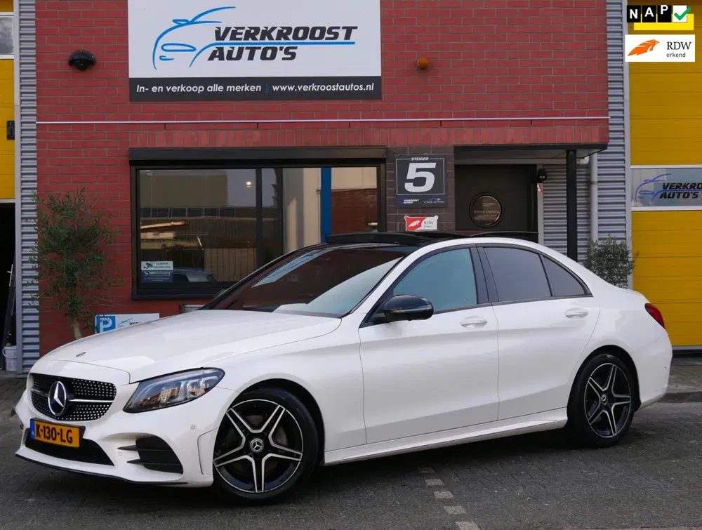 Mercedes-Benz C-Klasse 180 Business Solution AMG.pano.leder. uit 2021