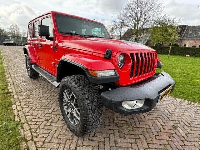 Jeep Wrangler 4xe Phev 380pk 4D Aut. 2022 4x4 Rood uit 2022