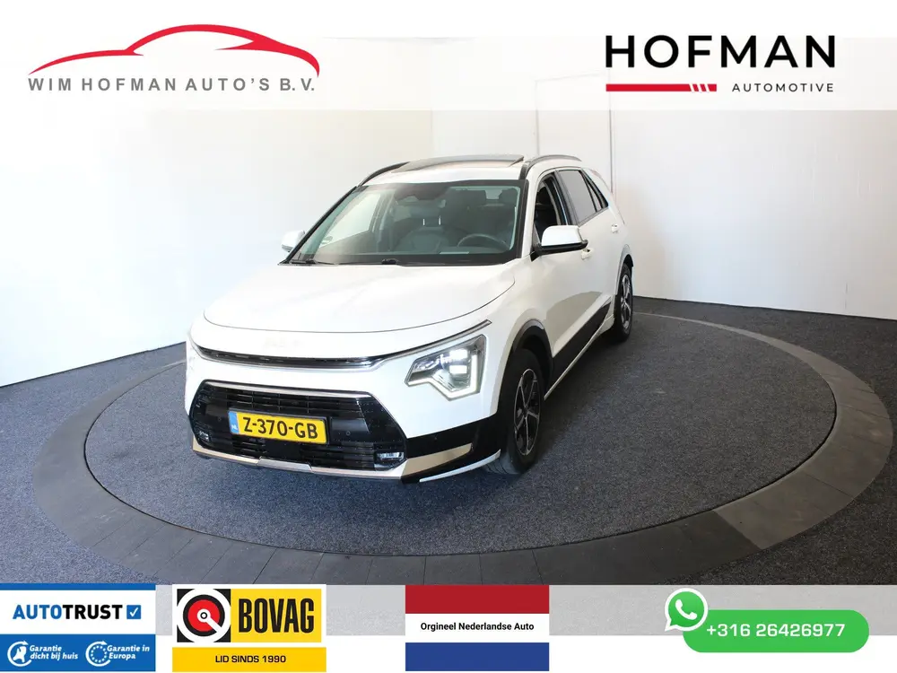Kia Niro 1.6 GDi Hybrid DynamicPlusLine Panodak Vol uit 2024