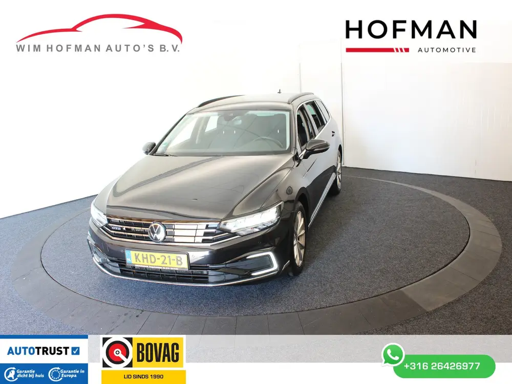 Volkswagen Passat GTE EL Treh+aKlep 100% SOH Camera el stoel uit 2021