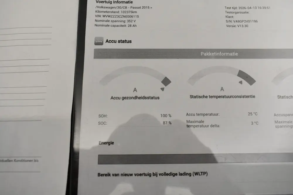 Volkswagen Passat GTE EL Treh+aKlep 100% SOH Camera el stoel uit 2021, foto 11