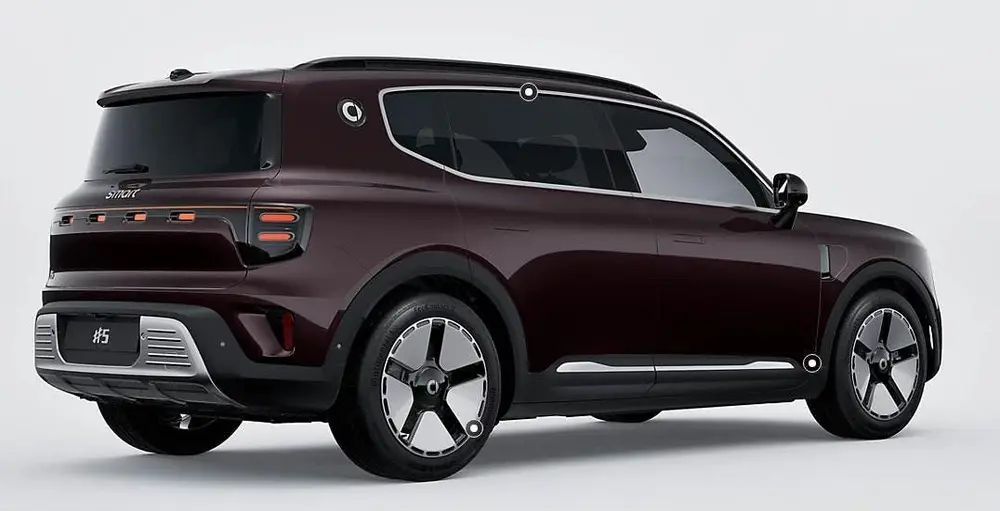 Smart #5 Premium 100 kWh uit 2026, foto 4
