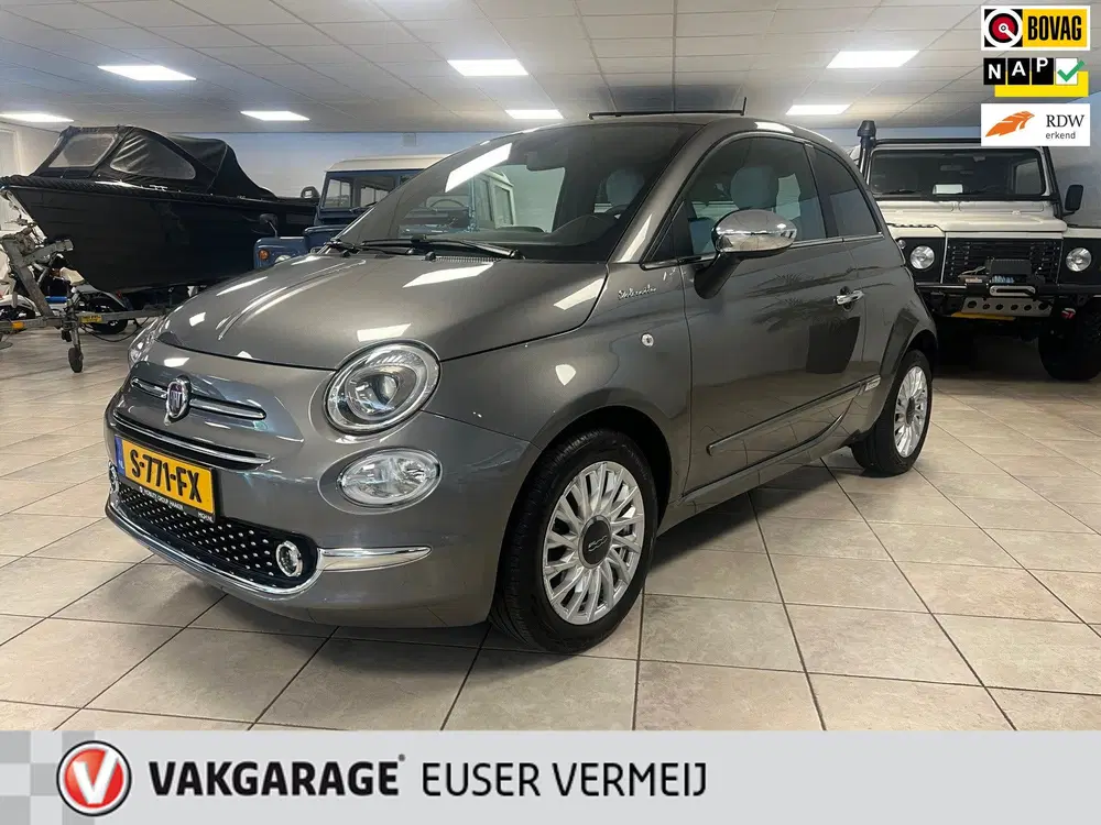 Fiat 500 1.0 Hybrid Dolcevita Lederen bekleding uit 2023