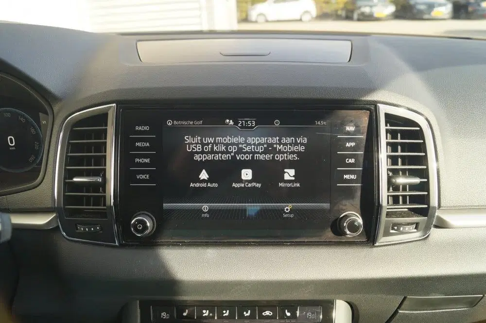 Skoda Karoq 2.0 TDI DSG Ambition -LEER-NAVI-ECC-PDC uit 2022, foto 16