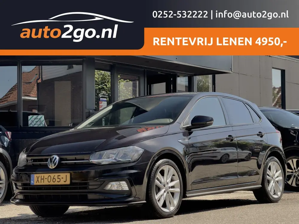 Volkswagen Polo 1.0 TSI R-LINE HIGHLINE LEDER NAVI DIGI-DASH uit 2019