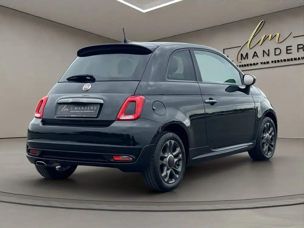 Fiat 500 0.9 TwinAir Turbo Sport 2019 ZWART | Apple CarPlay uit 2019, foto 10