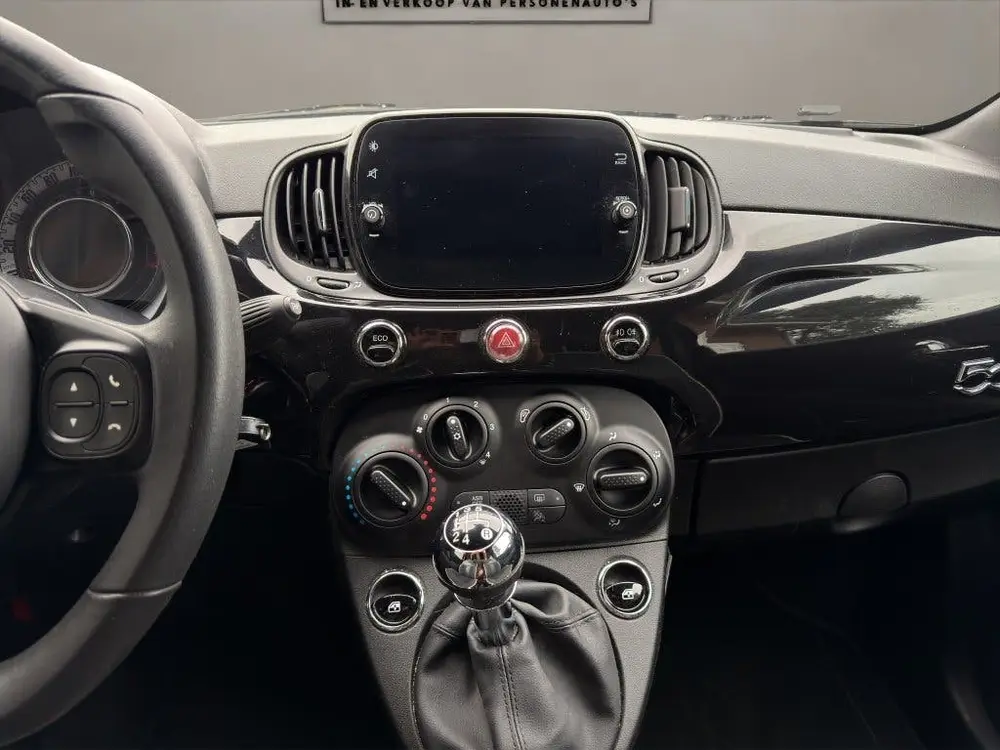 Fiat 500 0.9 TwinAir Turbo Sport 2019 ZWART | Apple CarPlay uit 2019, foto 14