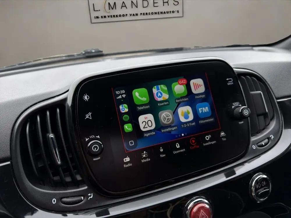 Fiat 500 0.9 TwinAir Turbo Sport 2019 ZWART | Apple CarPlay uit 2019, foto 16