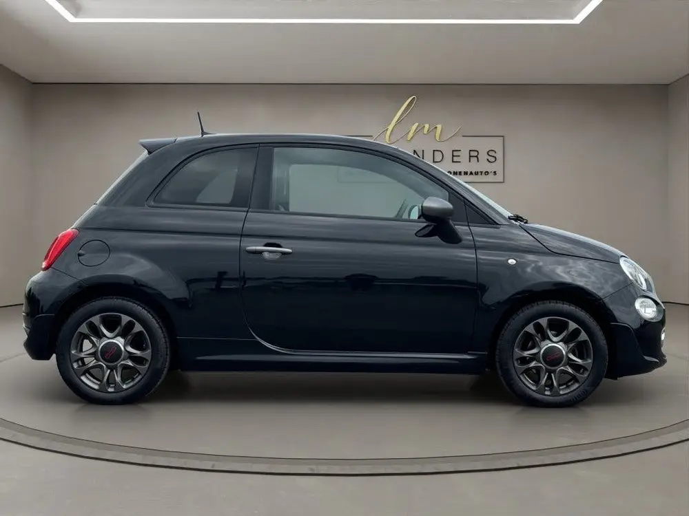Fiat 500 0.9 TwinAir Turbo Sport 2019 ZWART | Apple CarPlay uit 2019, foto 2