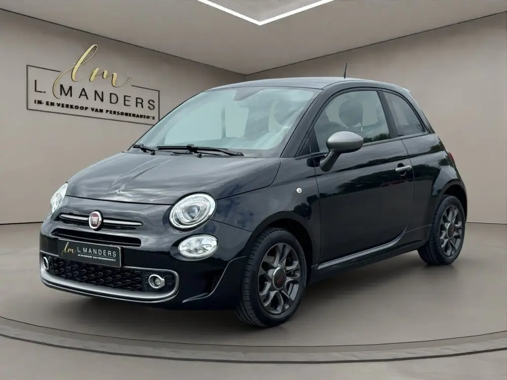 Fiat 500 0.9 TwinAir Turbo Sport 2019 ZWART | Apple CarPlay uit 2019, foto 6