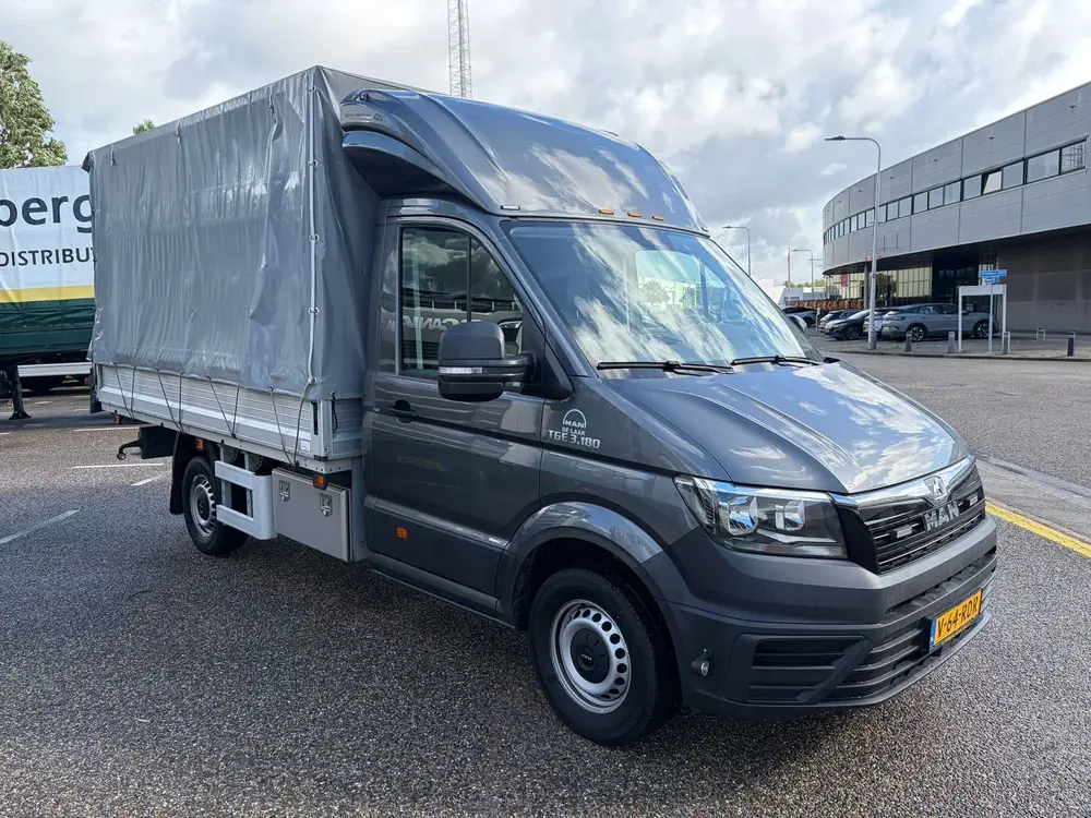 MAN TGE 35-180 automaat airco open laadbak 19000km uit 2019, foto 6