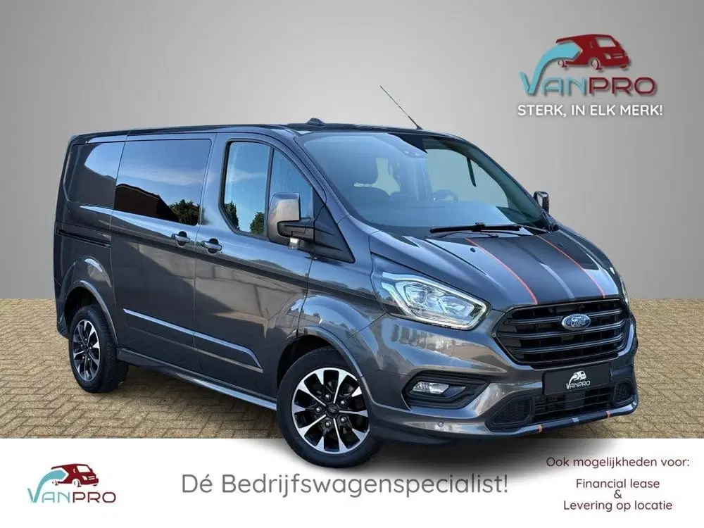 Ford Transit Custom 2.0 TDCI 185PK SPORT Automaat Dubbel cab uit 2021