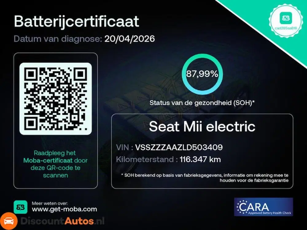 SEAT Mii Electric Plus uit 2020, foto 3
