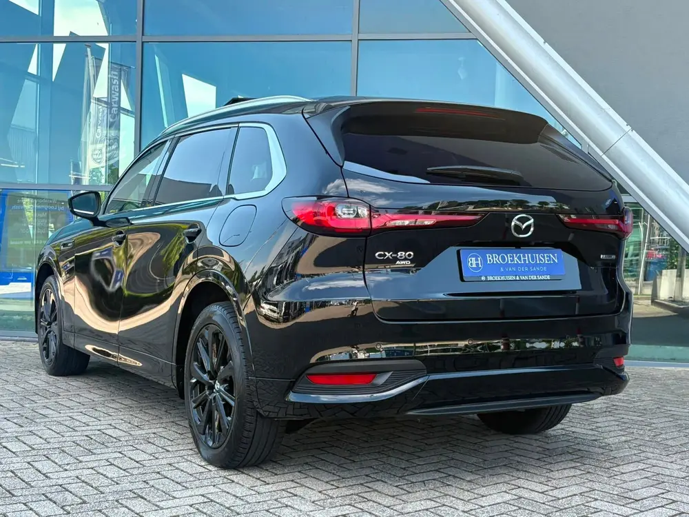 Mazda CX-80 2.5 e-SkyActiv PHEV 7p. Homura Plus 327pk uit 2025, foto 4