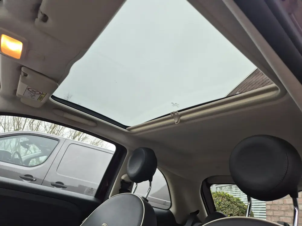 Fiat 500 0.9 TwinAir Turbo Lounge Panoramadak, Navigatie. uit 2019, foto 10