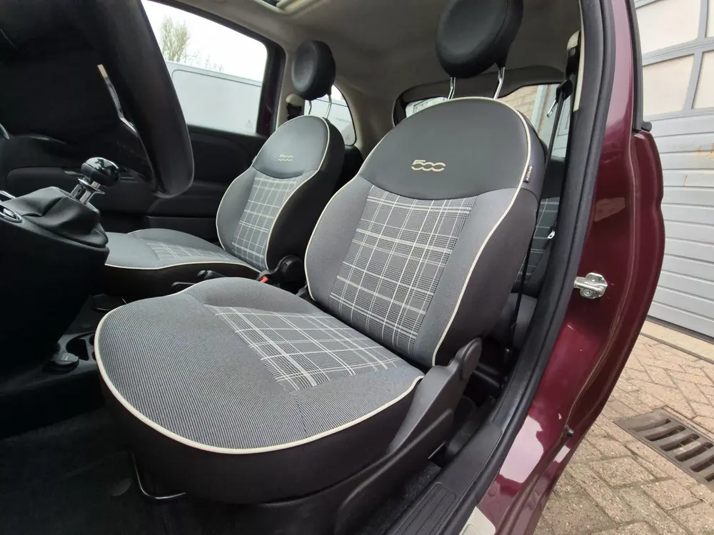 Fiat 500 0.9 TwinAir Turbo Lounge Panoramadak, Navigatie. uit 2019, foto 18