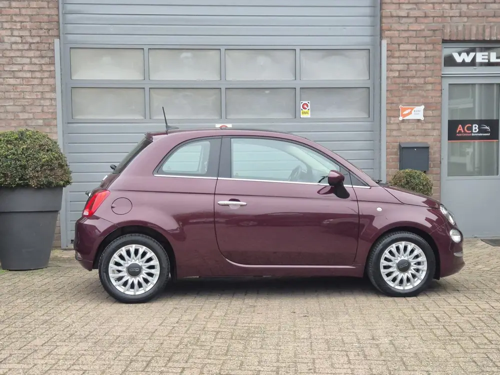 Fiat 500 0.9 TwinAir Turbo Lounge Panoramadak, Navigatie. uit 2019, foto 2
