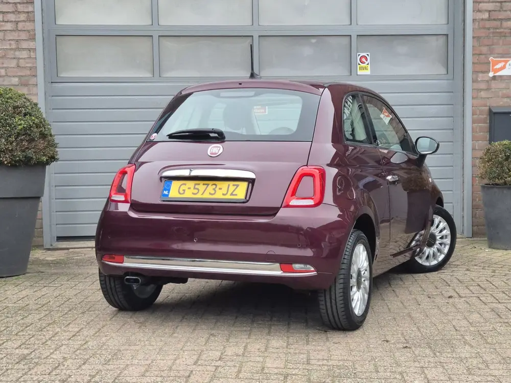 Fiat 500 0.9 TwinAir Turbo Lounge Panoramadak, Navigatie. uit 2019, foto 3