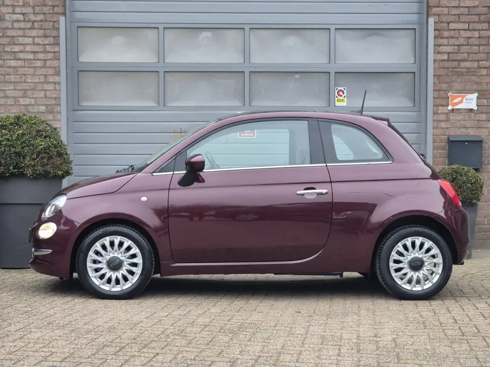 Fiat 500 0.9 TwinAir Turbo Lounge Panoramadak, Navigatie. uit 2019, foto 9
