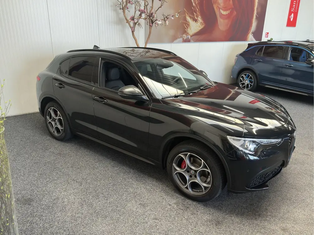 Alfa Romeo Stelvio 2.0 T AWD B-TECH AUTOMAAT ZWART LEDER NAV uit 2019, foto 10