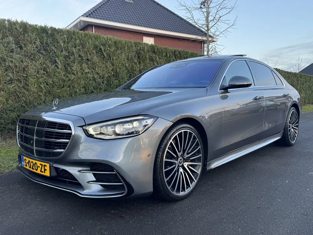 Mercedes-Benz S-Klasse 400d 4MATIC LANG AMG PANO HUD 360CA uit 2020