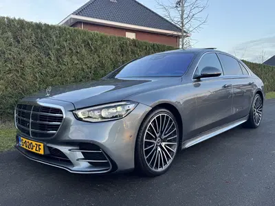Mercedes-Benz S-Klasse 400d 4MATIC LANG AMG PANO HUD 360CA uit 2020