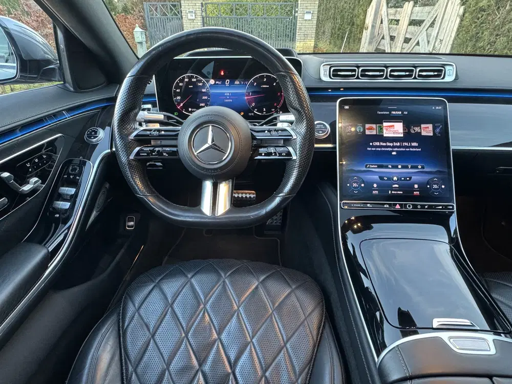 Mercedes-Benz S-Klasse 400d 4MATIC LANG AMG PANO HUD 360CA uit 2020, foto 12